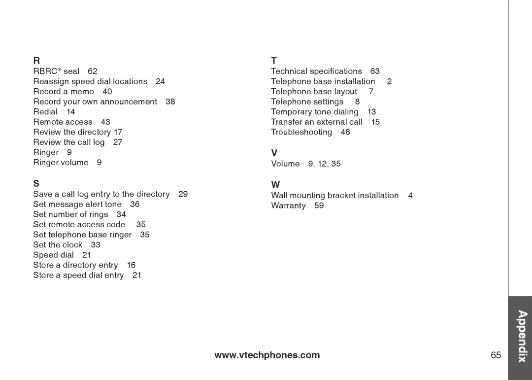 VTech CS5121-2, CS5122-3, CS5121-3, CS5121-4 important safety instructions Transfer an external call  